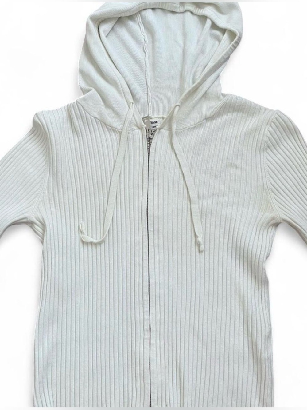 Garage ribbed knit jacket
